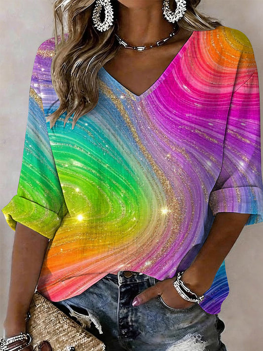 Women's Pride Month Print Casual T-shirt