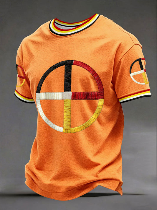 Men's Indigenous Medicine Wheel T-Shirts