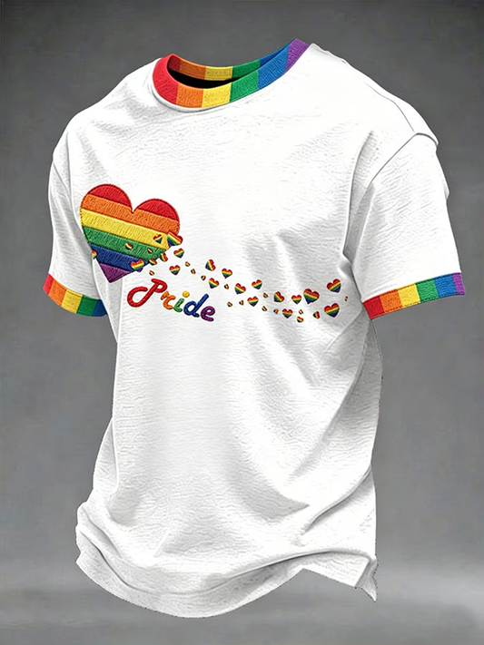 Men's Pride Month Printed short sleeves t-shirt