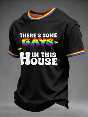Men's Pride Month Printed short sleeves t-shirt