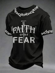 Men's Faith Over Fear Short Sleeves T-shirt