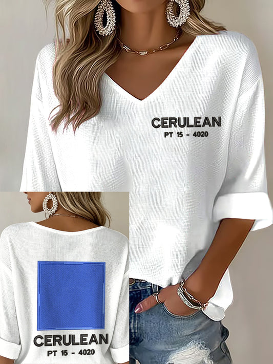 Women's Fashion Movie Inspired Waffle T-shirt