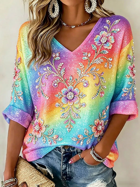 Women's Pride Month Print Casual T-Shirt