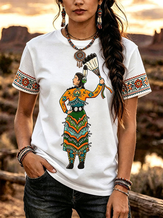 Women's Native American Art T-Shirt