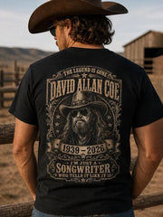 Men's Country Music Legend Print Memorial Tee
