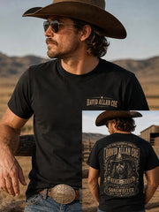 Men's Country Music Legend Print Memorial Tee