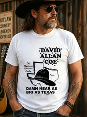 Men's Country Music Legend Print Memorial Tee