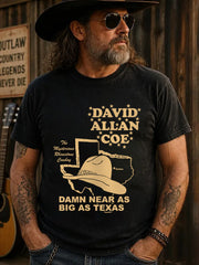 Men's Country Music Legend Print Memorial Tee