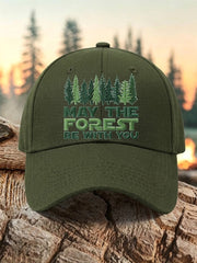 Unisex Resort May The Forest Be With You Print Cap