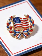 Patriotic Commemorative Brooch