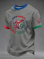 Men's Soccer 2026 Printed Casual T-Shirt