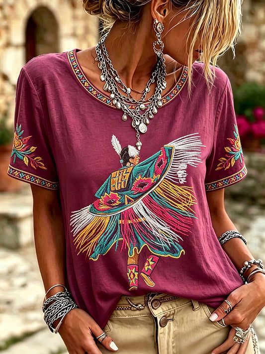 Women's Indigenous Powwow T-shirts