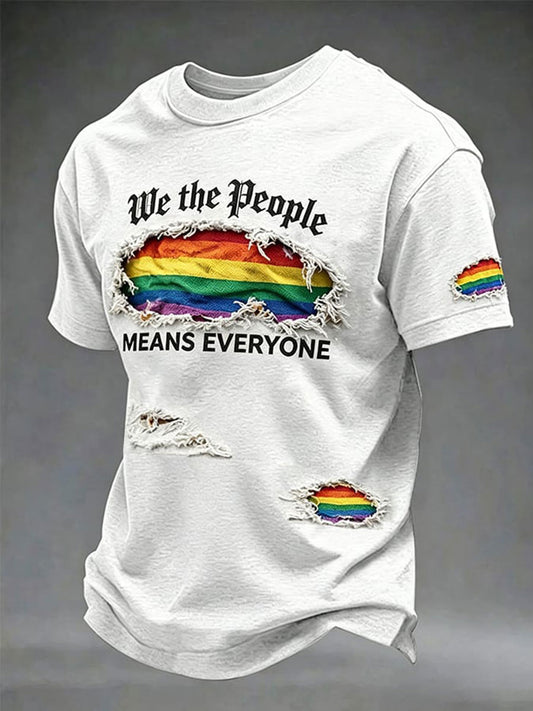 Men's We The People Means Everyon Short Sleeves T-shirt