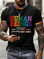 Men's Human Beings Colors May Vary Print T-shirt