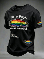 Men's We The People Means Everyon Short Sleeves T-shirt