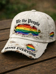 Unisex We The People Means Everyon  Hat