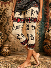 Women's Native Geometric Art Leggings