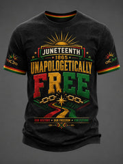 Men's Juneteenth Printed T-shirt