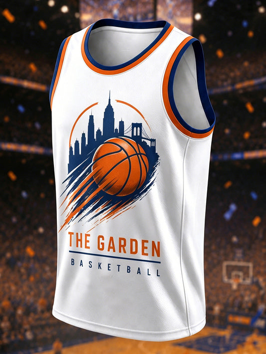 Men's Gift For Basketball Fans Print Casual Top