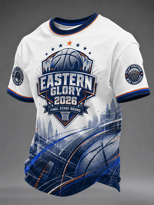 Men's New York Basketball Printed T-shirt