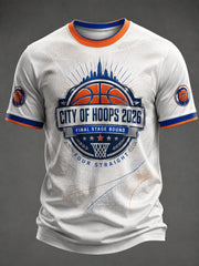 Men's New York Basketball Printed T-shirt