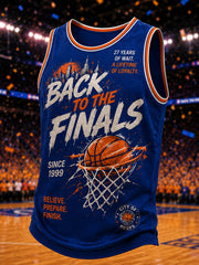 Men's Gift For Basketball Fans Print Casual Vest