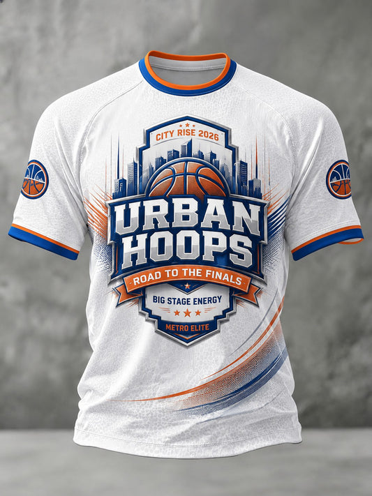 Men's New York Basketball Printed T-shirt