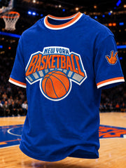 Men's Gift For Basketball Fans Print Casual Tee