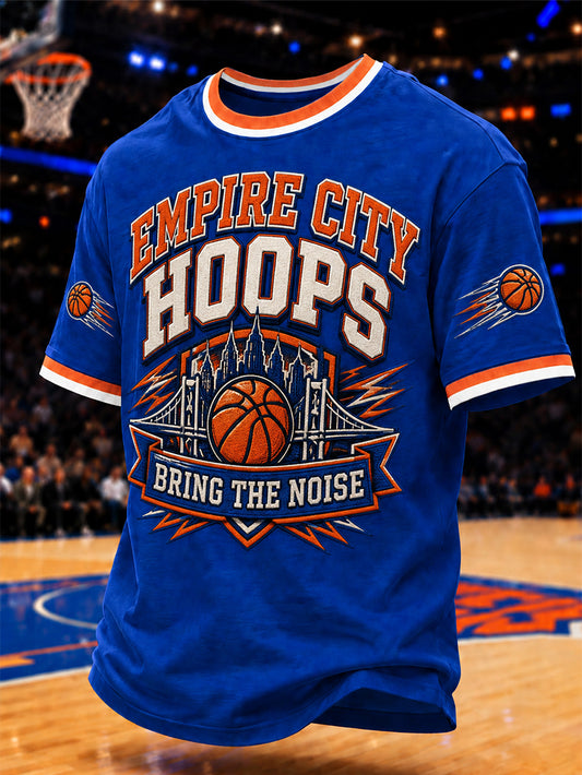 Men's Gift For Basketball Fans Print Casual Tee