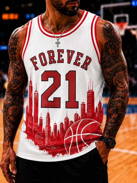 Men's Basketball Lovers Casual Tank Top
