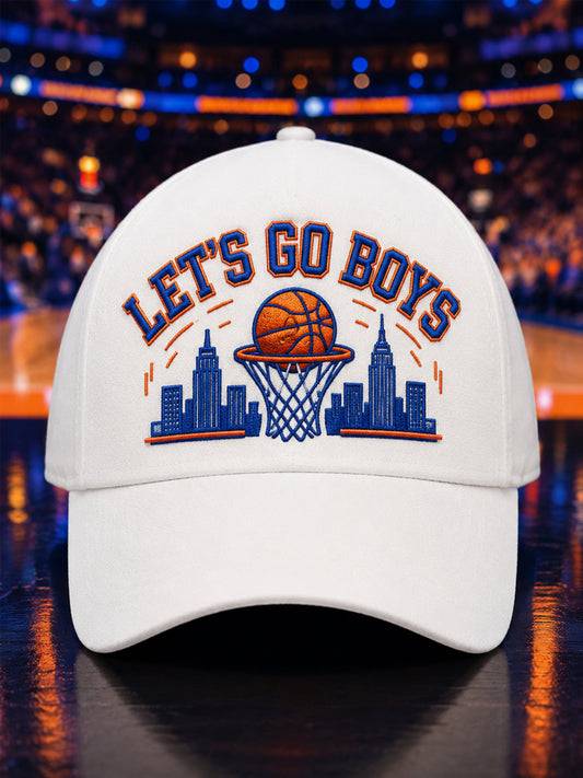 Unisex Go New York! Gift For Basketball Fans Print  Hat