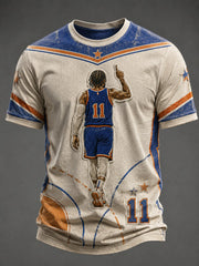 Men's New York Basketball Printed T-shirt