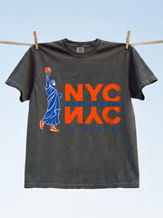 Men's Classic Basketball Fan Graphic T-shirt