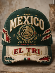 Unisex Mexico Football Printed Hat