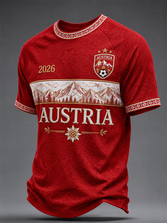 Men's Gift For Football Fans Print Casual Tee
