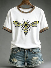 Women's Indigenous Totem Print Casual T-Shirt