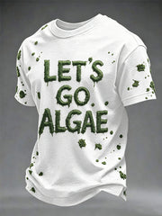 Men's Let's Go Algae  Short Sleeves T-shirt