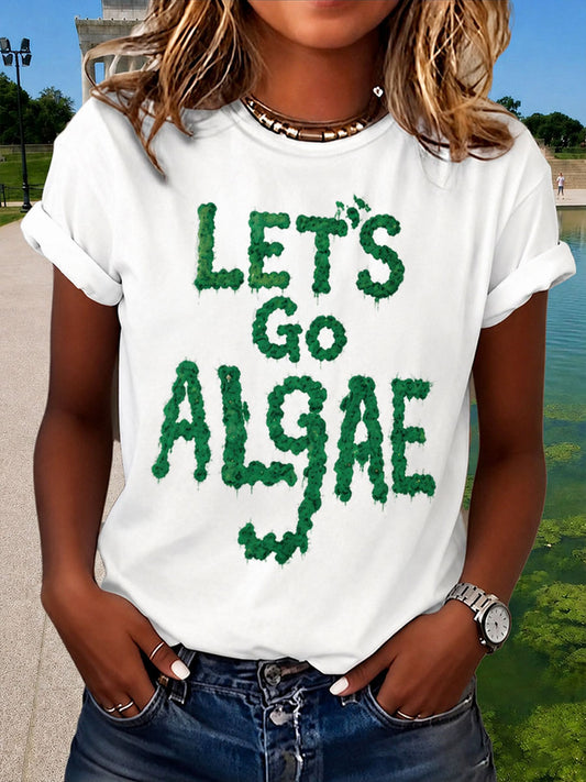 Women's Let's Go Algae Short Sleeve T-Shirt