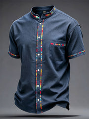 Men's Guelaguetza Mexico Art Printed Shirt