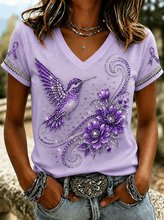 Women's Alzheimer's Disease Short-sleeved T-shirt