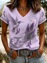 Women's Alzheimer's Disease Short-sleeved T-shirt
