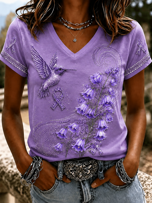 Women's Alzheimer's Disease Short-sleeved T-shirt