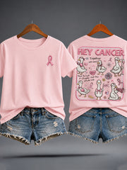 Women's Bresat Cancer Awarenss Strong Goose T-shirt