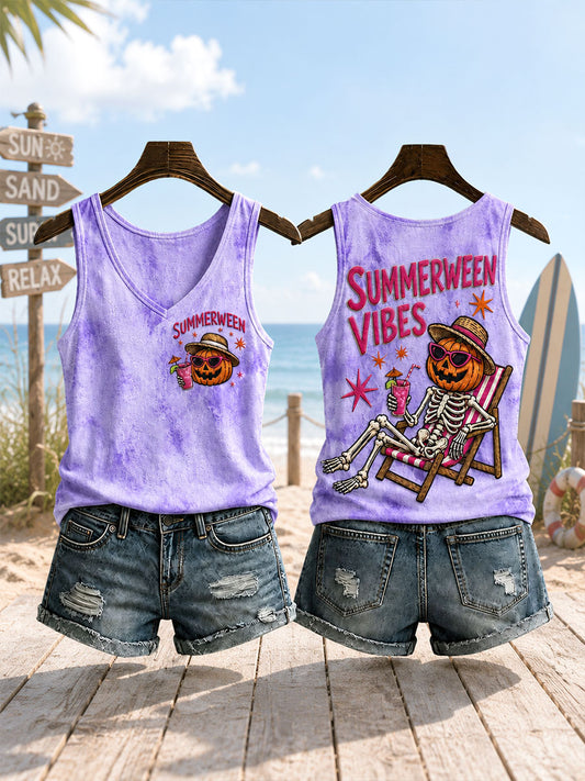 Women's Summerween V-Neck Vests