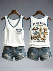 Women's My Give A Damn Is Broken Tank Top