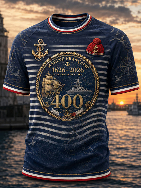 Men's Marine Française  Short Sleeve T-shirt