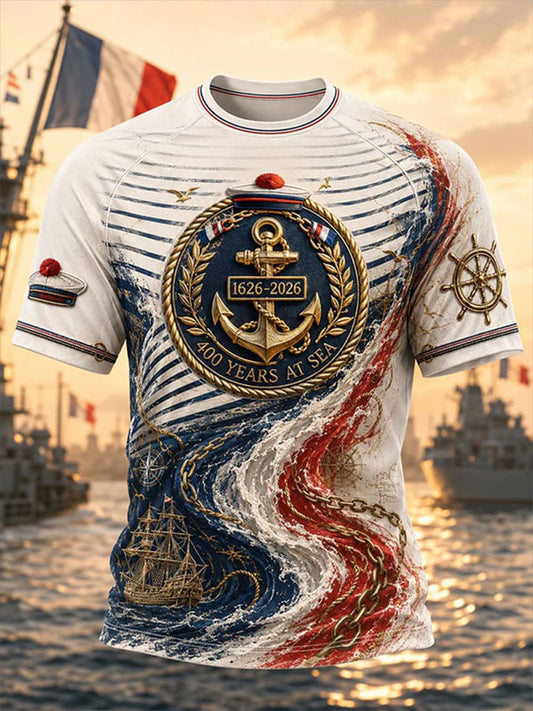 Men's Marine Française Short Sleeve T-shirt