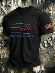 Men's 9.11 Never Forget Printed T-shirt