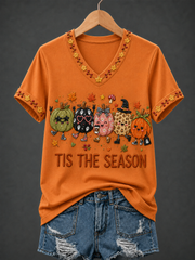 Women's Autumn Short-sleeved T-shirt