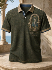 Men's Faith Lover Stella Maris Virgin Mary Printed Casual Tops
